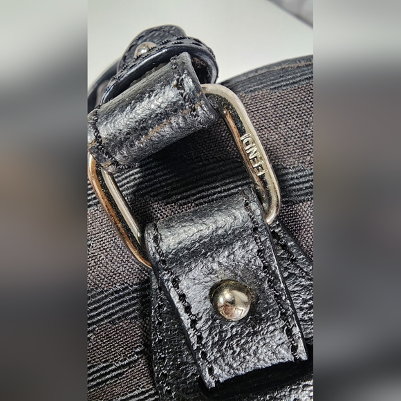 Fendi Nylon & leather black on black shoulder tote. Minor signs of use. - Picture 8 of 16